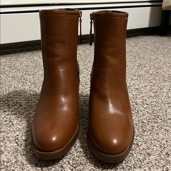 Franco Sarto Leather Ankle Boots - Picture 2 of 6